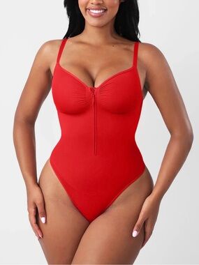 Feelingirl bundle of 2 - thong shaper with Front Zipper